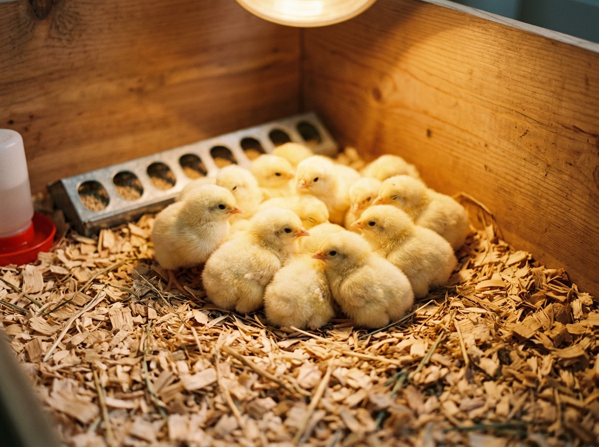 Baby Chick Brooder Heat & Temperature Triage Widget