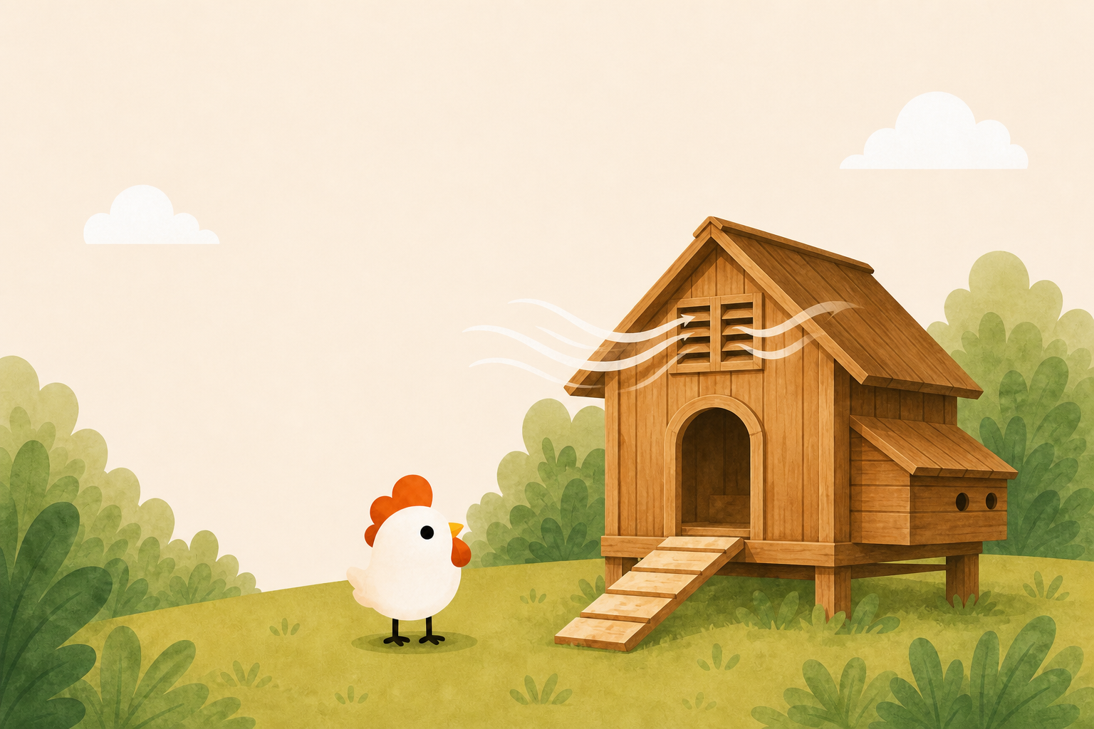 Checking poultry facial swelling and ventilation