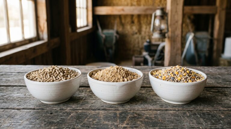 Pellets vs Crumbles vs Mash: Which Chicken Feed Stops Waste & Feeds Picky Hens? (Measured Waste Test)