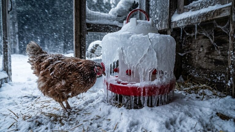 Frozen Chicken Water: 6 Sub-Zero Hacks to Keep Drinkers Flowing