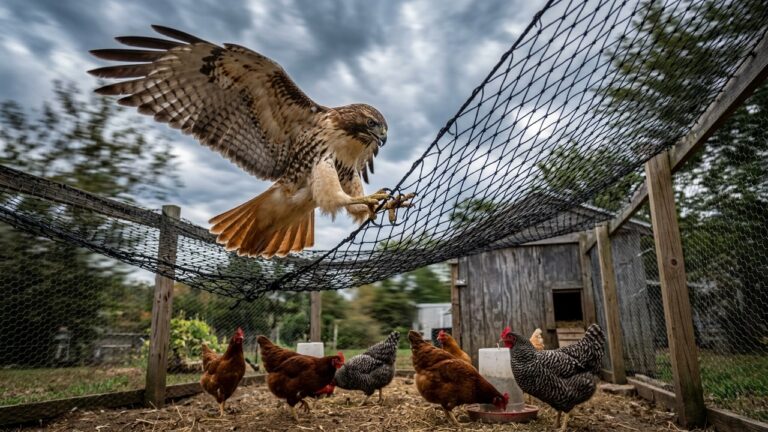 Hawk Netting vs Hardware Cloth Roof: Complete Run Security Guide