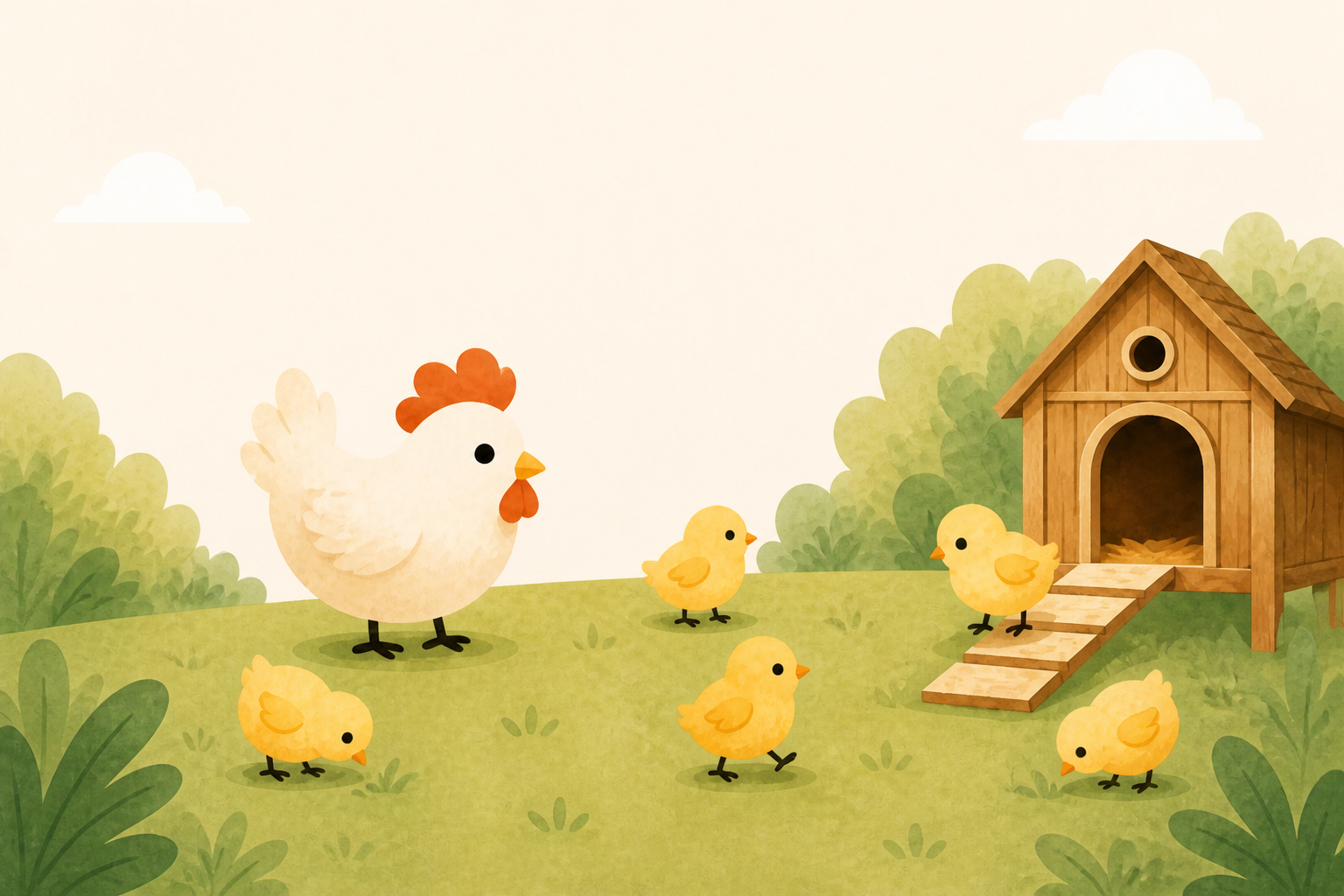 Flockline Learn diagram for when chicks can go outside